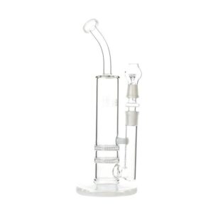 EDIT Collection Bent Neck Double Honeycomb Percolator Rig