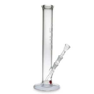 EHLE Glass Clear Cylinder Bong 37cm