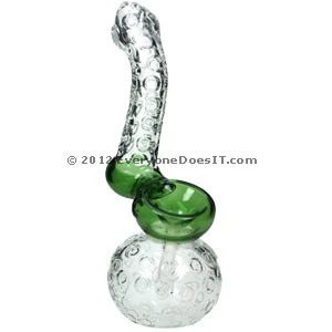 420 Glass Rain Drops Bubbler Pipe