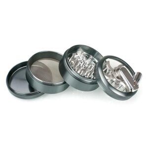 EDIT Collection 4-Piece Herb Grinder Sifter with Rotary Crank