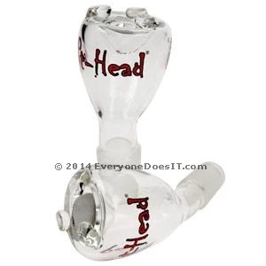Exclusive Pot Head Glass Bent Bowl With Gauze