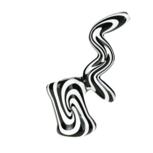 G-Spot Black and White Deluxe Glass