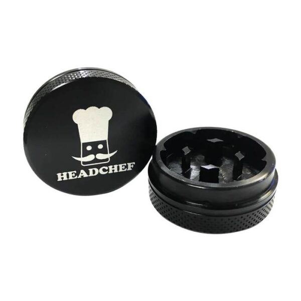 Head Chef Mini 2 Piece Grinder Black 30mm