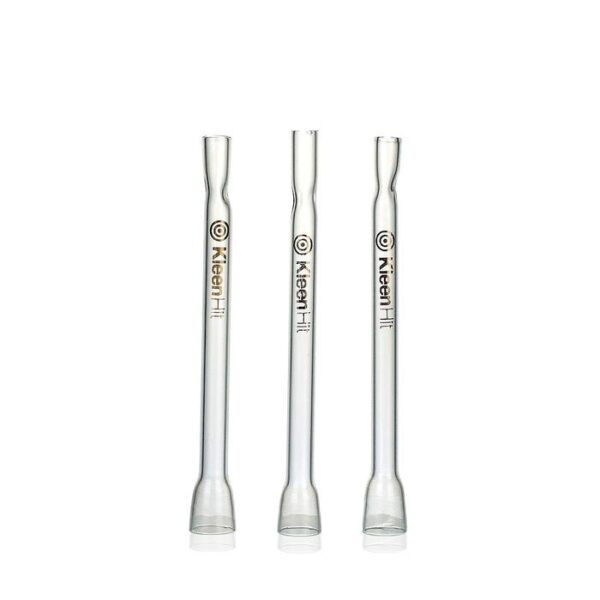 EDIT Collection Kleen Hit Quartz Glass One Hitter Bats Three Pack