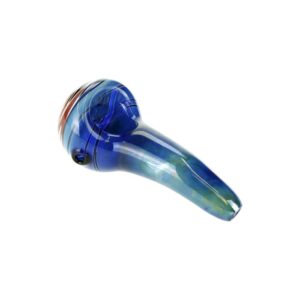 G-Spot Retro Glass Spoon Pipe Swirl Bowl