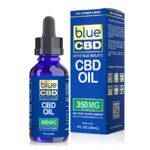 CBD Oil - Blue CBD Crystals Isolate 350mg (30ml)