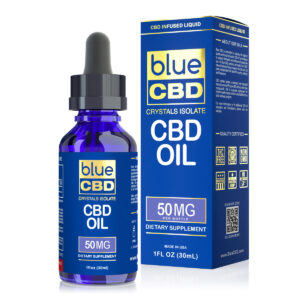 CBD Oil - Blue CBD Crystals Isolate 50mg (30ml)