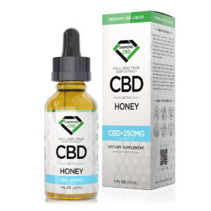 CBD Oil - Diamond CBD Full Spectrum Honey Tincture Oil 250mg (30ml)