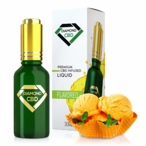 CBD Oil - Orange Ice Cream Flavor Diamond Oil