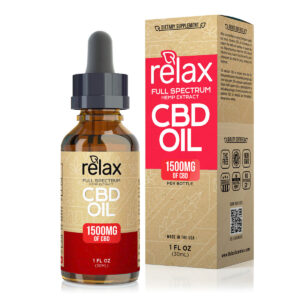 CBD Oil - Relax Full Spectrum CBD Oil 1500mg