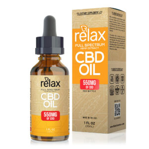 CBD Oil - Relax Full Spectrum CBD Oil 550mg