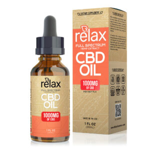 CBD Oil - Relax Full Spectrum Oil 1000mg
