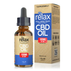 CBD Oil - Relax Full Spectrum Oil 100mg