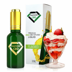 CBD Oil - Strawberry and Cream Flavor Diamond