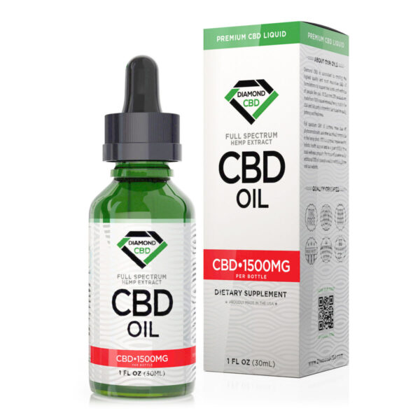 CBD Oil - Unflavored Diamond Oil 1500mg