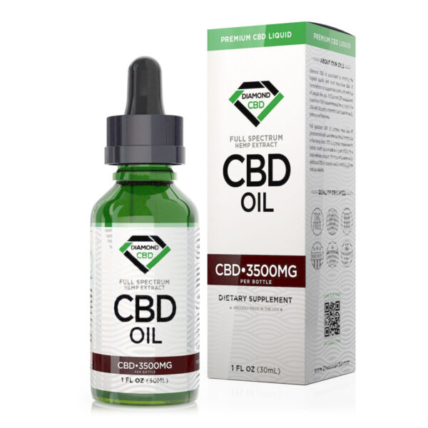 CBD Oil - Unflavored Diamond Oil 3500mg