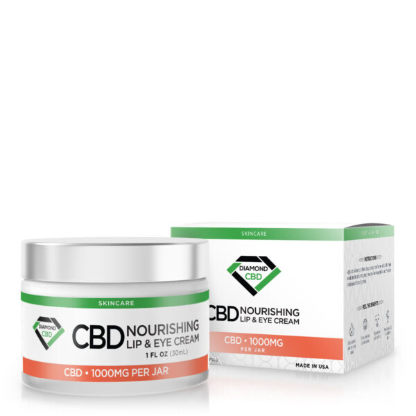 CBD Cream Diamond Nourishing Lip & Eye - 1000mg