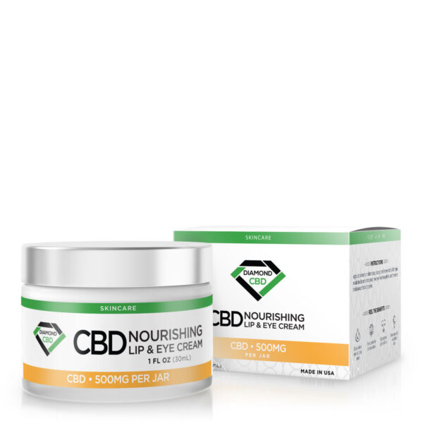 CBD Cream Diamond Nourishing Lip & Eye - 500mg