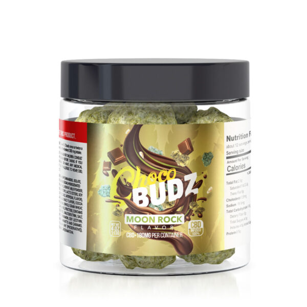 CBD Edibles CBD Choco Budz Infused Moon Rocks Flavor - 180mg