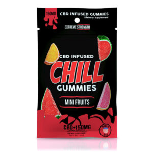 CBD Edibles Chill Gummies CBD Infused Mini Fruits - 150mg