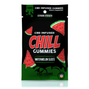 CBD Edibles Chill Gummies CBD Infused Watermelon Slices - 150mg