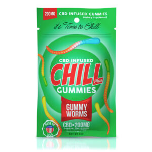 CBD Edibles Chill Plus CBD Infused Gummy Worms - 200mg