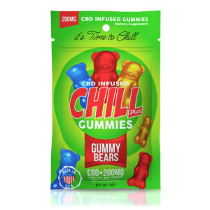 CBD Edibles Chill Plus Gummies CBD Infused Gummy Bears - 200mg