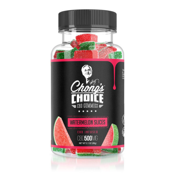 CBD Edibles Chong's Choice Gummies CBD Infused Watermelons - 500mg