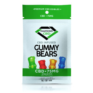 CBD Edibles Diamond CBD Gummies Infused Gummy Bears - 75mg