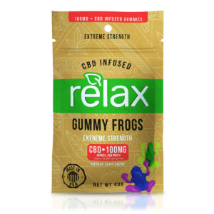 CBD Edibles Relax Gummies CBD Infused Frogs - 100mg