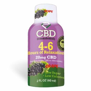 CBD Shot 4-6 Hours of Relaxation Diamond Grape - 20mg (60ml)