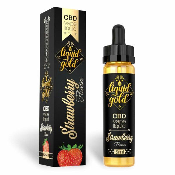 Liquid Gold Vape Liquid Strawberry - 210mg (5ml)