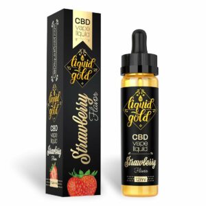 Liquid Gold Vape Liquid Strawberry - 500mg (12ml)