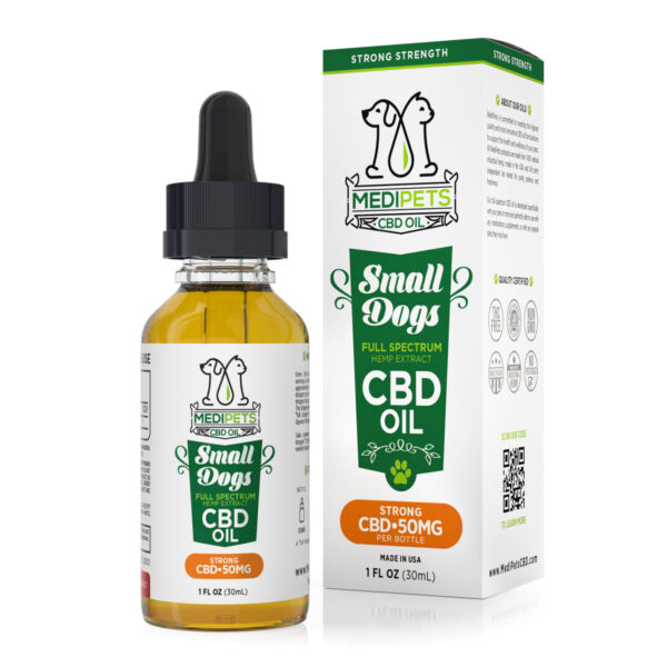 MediPets CBD Oil for Small Dogs - 50mg (30ml)