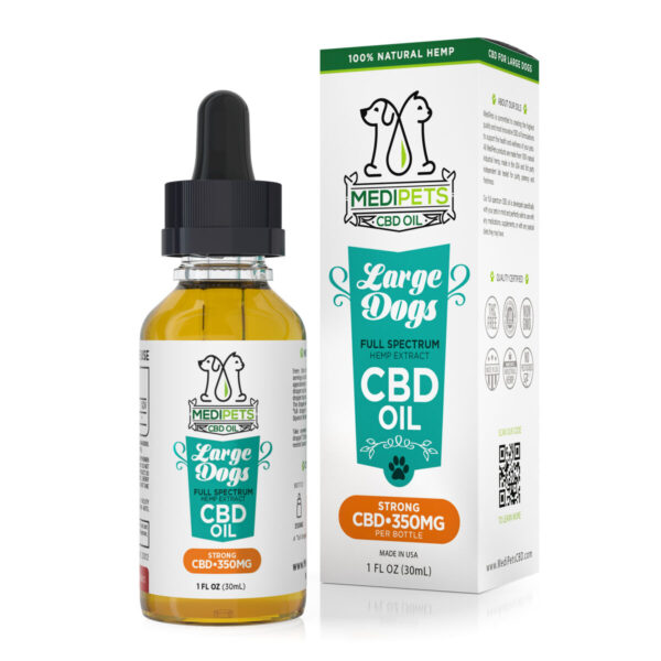 Pet CBD MediPets CBD Oil for Large Dogs - 350mg (30ml)