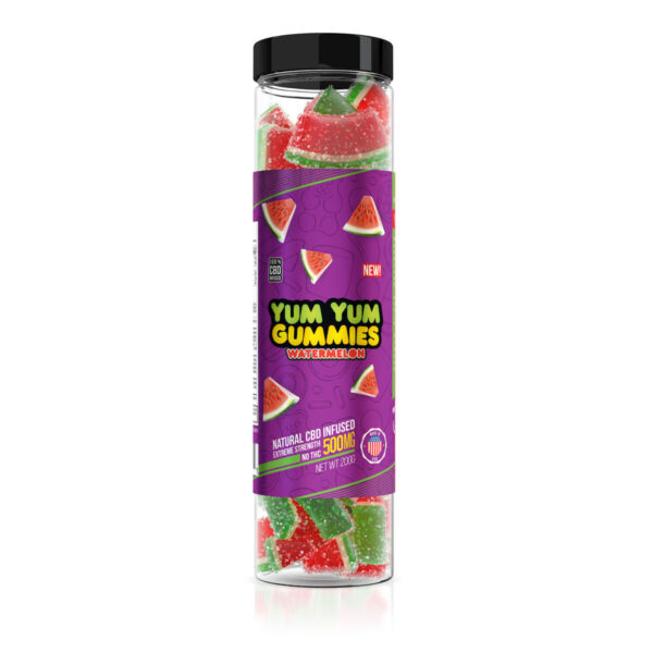 Yum Yum Gummies CBD Infused Watermelon Slices - 500mg