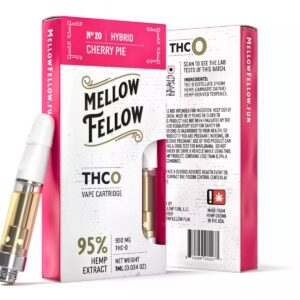 Mellow Fellow THC-O Vape Cartridge Cherry Pie 950MG
