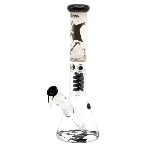 G-Rollz Banksy Beaker Percolator Bong