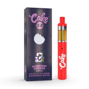Buy Cake 2.0 Delta 8 Blueberry Cookies Disposable Vape USA