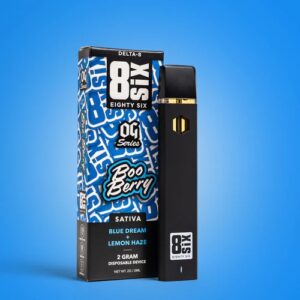 Buy Eighty Six Delta 8 THC Disposable Vape Pen Blue Dream USA