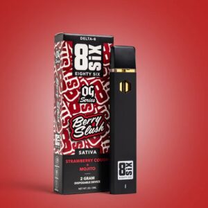 Eighty Six Delta 8 THC Disposable Vape Pen Strawberry Cough Online